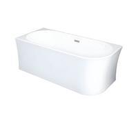 Baignoire d'angle - 170 x 75 x 59 cm - Acrylique - Blanche - Angle gauche - 228 L - PONTICOLA