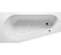 Baignoire d'angle acrylique RIHO DELTA 150x80 cm-#AAB2BD-Droite-Sans tablier-Gris-150 --