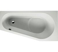 Baignoire d'angle acrylique RIHO DELTA 150x80 cm-#AAB2BD-Gauche-Sans tablier-Gris-150 --