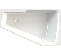 Baignoire d'angle acrylique RIHO RETHINK SPACE S 160x75 cm-Blanc-Gauche-Blanc-75 --