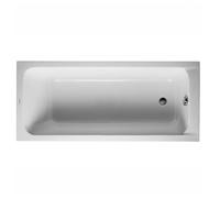 Baignoire droite 150 X 75 DURAVIT D-Code acrylique + vidage chromé