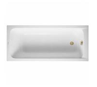 Baignoire droite 150 X 75 DURAVIT D-Code acrylique + vidage doré