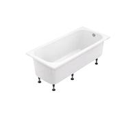 Baignoire droite 170 X 75 Brive avec vidage chromé