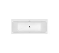 Baignoire droite 170 x 75 VILLEROY & BOCH Architectura + Vidage de baignoire WIRQUIN chromé