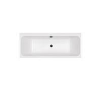 Baignoire droite 170 x 75 VILLEROY & BOCH Architectura + Vidage de baignoire WIRQUIN noir