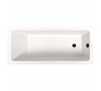 Baignoire droite 180 X 80 DURAVIT Duravit No.1 + vidage noir mat