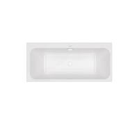 Baignoire droite 180 x 80 VILLEROY & BOCH Architectura + Vidage de baignoire WIRQUIN blanc