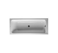 Baignoire droite 180x80 DURAVIT D-Code bonde au centre