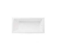 Baignoire droite rectangulaire 170x75cm avec pieds Neon blanc + Vidage WIRQUIN volet et clapet blanc