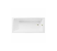 Baignoire droite rectangulaire 170x75cm avec pieds Neon blanc + Vidage WIRQUIN volet et clapet Doré