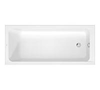 Duravit Baignoire D-Code rectangulaire 1700×750 mm encastrable 182 l 1 inclinaison dossier blanc