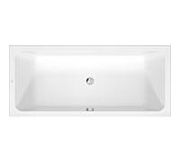 Duravit Baignoire D‑Code 1800×800 mm encastrable 210 L 2 incl. du dossier blanc ultra‑brillant