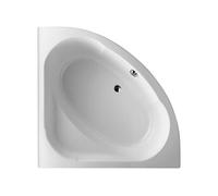 Jacob Delafon Baignoire d'angle Domo 135 x 135 cm acrylique avec pieds QUICK CLIP E60223-00