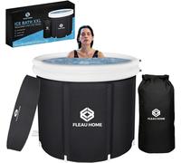 Baignoire gonflable - Baignoire à siège - Baignoire de relaxation - Modèle isolant unique - Capacité de 480 litres - Couleur : bleu
