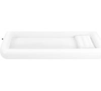 Baignoire gonflable pour lit - Baignoire pliable portable en PVC - Dimensions 195 × 90 cm, forme rectangulaire - Pompe à air électrique 130 W, 220-240 V - Réservoir d'eau 10 L - Couleur blanche