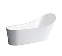 Laufen Baignoire balnéo îlot Palomba H2458020006251 180x90 cm, massage et éclairage LED, blanc