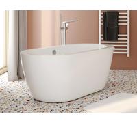 Baignoire îlot - 149 x 75 x 58 cm - Acrylique - Blanche - 178 L - ADRINA