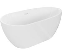 Baignoire îlot Mexen Eos 170 x 75 cm, blanche, trop-plein blanc - 52471707500-20