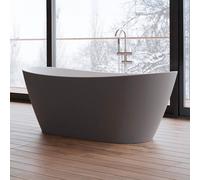 Baignoire îlot Ovale Venecia 170 Grise 170 X80 X57 Cm, By Spalina