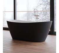 Baignoire îlot Ovale Venecia 170 Noire 170 X80 X57 Cm, By Spalina