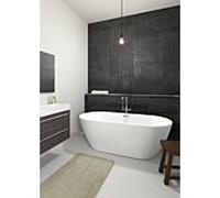 Baignoire îlot Riho Inspire B085001005 blanc , 180 x 80 cm, sans fonction de remplissage, ovale