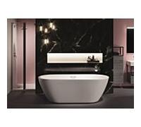 Baignoire îlot Riho Inspire B091004005 blanc , 160x75cm, avec fonction de remplissage RihoFall chromé