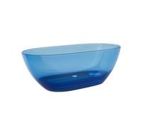 Baignoire îlot translucide - 160 x 72 x 56 cm - Résine - Bleu - 292 L - SPAVO