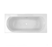 Baignoire Jacob Delafon Elise - Acrylique - 170x75 cm - Double dos - Vidage central - Blanc