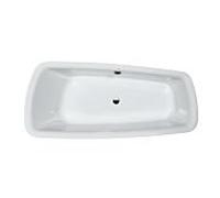 Laufen Baignoire Palomba H2428000000001 180 x 80 cm encastrée blanc bord 20 mm
