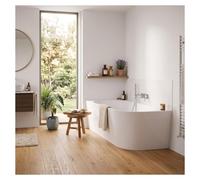 Baignoire Milo Acrylique Semi-Ilot Angle Gauche