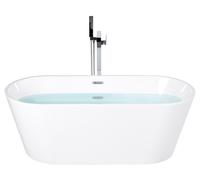 Baignoire Moderne en Acrylique Système de Trop - Plein Forme Ovale Autoportante