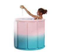 Baignoire Pliable - Baignoire Autoportante | PVC Pearl Cotton Oxford Tissu Forme De | Bain De Trempage Pliable Dans Les Toilettes | Couvre De Baignoire De Glace Faire Trempage Du Corps |