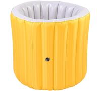 Baignoire pliable - Baignoire gonflable - Détente à domicile - Conception gain de place - Capacité jusqu'à 150 kg - Jaune