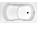 Baignoire rectangulaire - 120 x 70 cm - avec Habillage - Pieds - Poignées - Vidage - ARIA REHAB