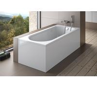 Baignoire Rectangulaire 160x75 + tablier en acrylique Siphon +pieds INTRICA