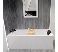 BADLAND Baignoire rectangulaire MODERNE 170x70 avec vidage et pieds S sans habillage + coussin de baignoire KODI | BADLAND MODERNE