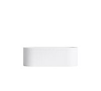 Steinberg Série 740 Baignoire à poser, 1710x720x560mm, SOLIDSurface, 7408010W, Couleur: Blanc mat
