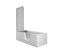 Baignoire VitrA Conforma 57930011000 170 x 75 cm, rectangulaire, entrée à droite, blanche, avec système d'hydromassage