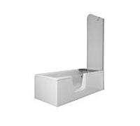 Baignoire VitrA Conforma 57940095000 170 x 75 cm, rectangulaire, entrée à gauche, blanche, avec système balnéo
