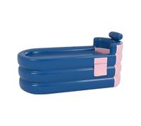 baignoireGonflable | Seau De Bain Pliable Pour L'intérieur Et L'extérieur - baignoireFroide Portable Avec Appui-tête, Support Lombaire, Poche De Rangement Latérale - Pour Adultes, baignoireSpa