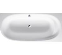 Baignoires Duravit Cape Cod angle droit, avec un dossier incliné, 1900x900mm, habillage sans soudure, bâti-support, blanc, 700363000000000