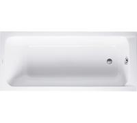 Baignoires Duravit D-Code, 1600x700mm, rectangulaire, à encastrer, 100 litres, 1 pente de dos, blanc, 700096000000000