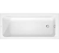 Baignoires Duravit D-Code, 1600x700mm, rectangulaire, à encastrer, 213 litres, 1 pente de dossier, blanc brillant, 700669000000000