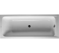 Baignoires Duravit D-Code, 1700x700mm, rectangulaire, à encastrer, 110 Betteres, 1 pente de dos, blanc brillant, 700097000000000