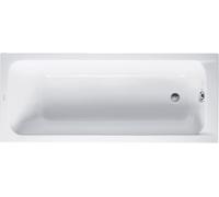Baignoires Duravit D-Code, 1700x700mm, rectangulaire, à encastrer, 110 Betteres, 1 pente de dos, blanc brillant, 700098000000000