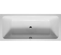 Baignoires Duravit D-Code, 1800x800mm, rectangulaire, à encastrer, 150 Betteres, 2 pans de dos, blanc brillant, 700101000000000