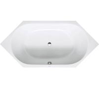 Baignoires Duravit D-Code, 1900x900mm, hexagonales, à encastrer, 140 Betteres, double dos inclinés, blanc brillant, 700138000000000