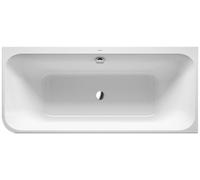 Baignoires Duravit Happy D.2 Plus, angle à droite, 2 pentes de dos, revêtement acrylique moulé en graphite supermatt, 1800x800x460mm, 700450800000000