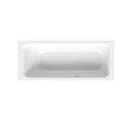 Baignoires rectangulaires BetteSelect, installation, côté pieds à droite, trop-plein à l'avant, 1700x700x420mm, 3421-000AS, Couleur: Blanc avec faux antidérapant