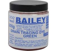 Bailey 3589 Drain Tracing Dye-Green Teinture de traçage des canalisations-Vert